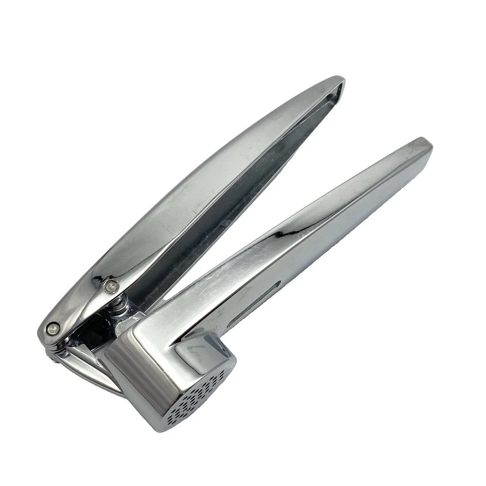 Farberware Garlic Press Easy Clean Wide Grip‎ Utensil Silver Chrome Plated Metal